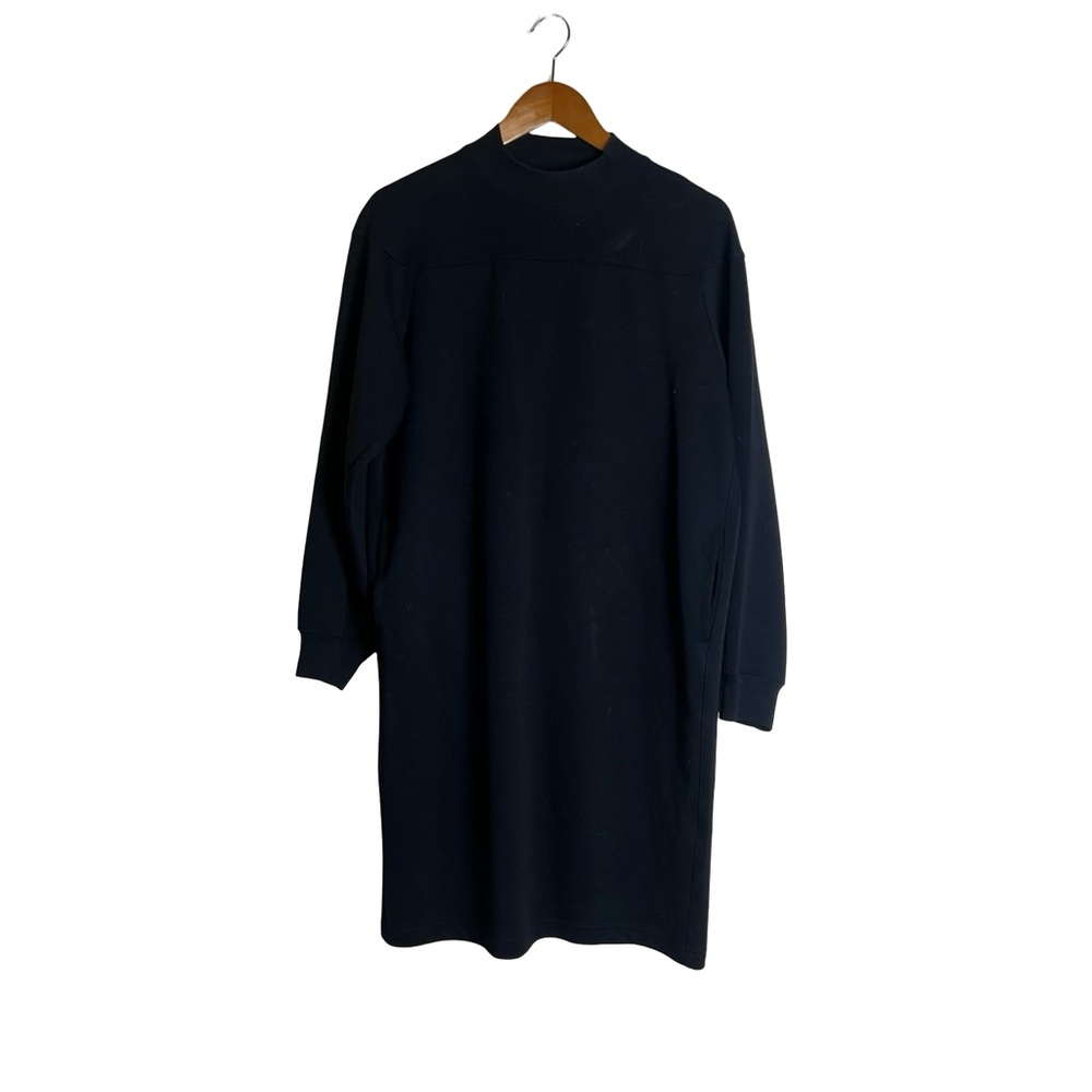 Uniqlo U black sweater lounger dress. Size xs